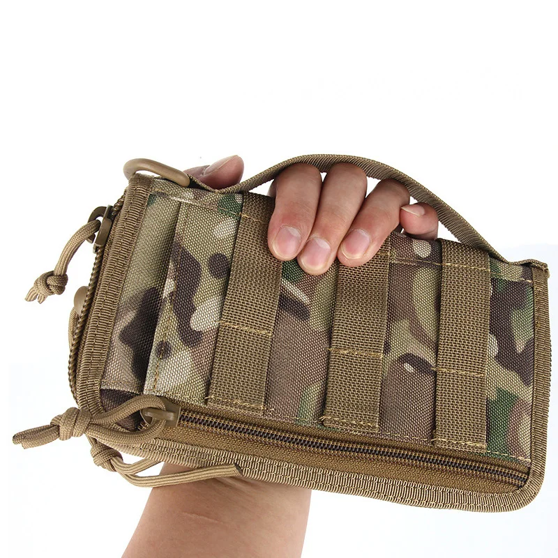 Cartera táctica MOLLE EDC con cremallera y organizador de tarjetas - imagen 5