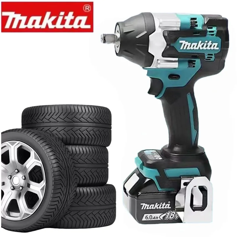 

Makita DTW700 Cordless Impact Wrench 18V Brushless Motor 1200Nm Variable Speed Electric Wrench High Effieiency Durable Auto Stop