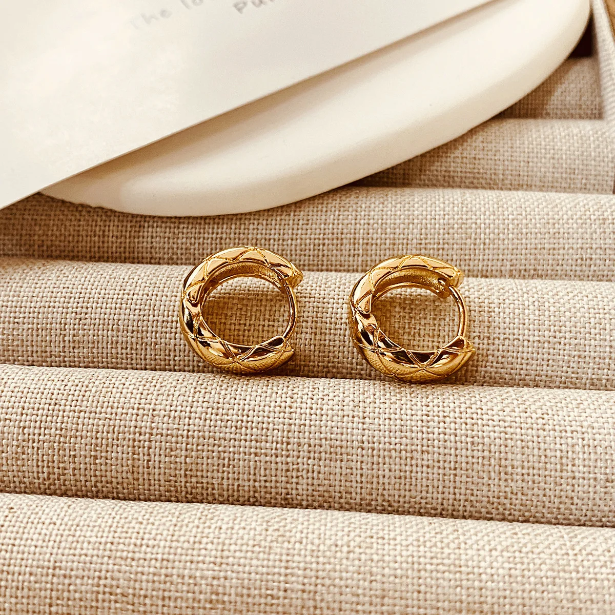 925 أقراط من الفضة الاسترليني مزاجه بسيط للنساء اكسسوارات مجوهرات الزفاف #6