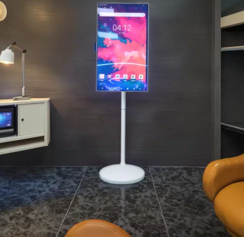 

32-49 Inch Capacitive Touch Swivel Screen Floor Stand Kiosk Universal Serial Bus