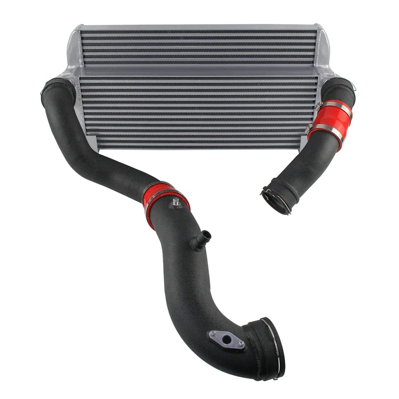 

Aluminum Fin Intercooler & High Performance Tube +Charge Pipe Kit For BMW 535i F07/F10/F11 640i F12/F13 740i F01 N55 3.0L