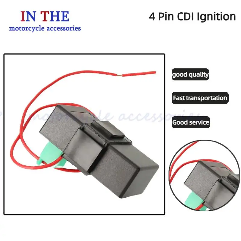 

4-контактный блок зажигания CDI для мотоцикла GY6 воспламенитель — совместим с 50cc, 60cc, 80cc, 100cc, 125cc, 150cc, 180cc, 200cc, 250cc
