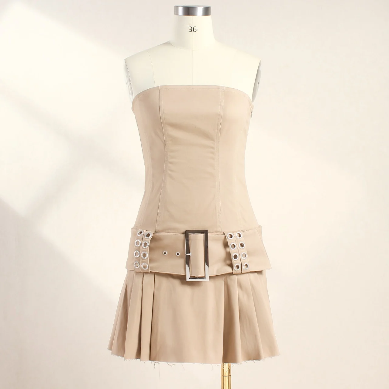 

2024 Women's Clothing Bust belt dress Spring Summer New 635