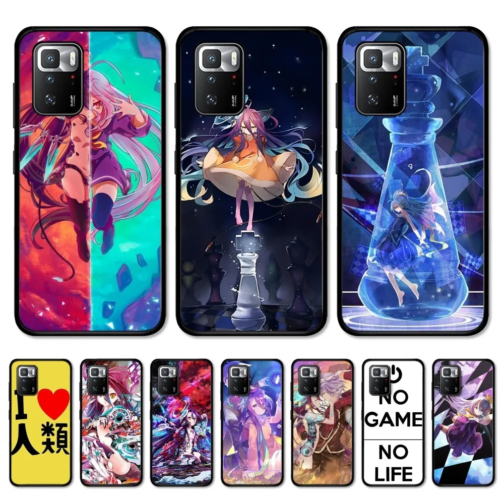 NO GAME NO LIFE Phone Case For Redmi Note 4 X 5 A 6 7 8 Pro T 9 Pro 9S 10 Pro 11 Pro 11S 11Epro PocoM3pro