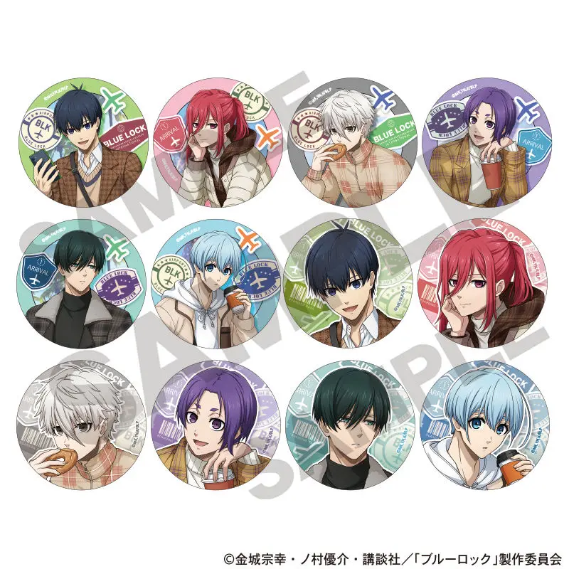 

Japan Crux Goods Blue Lock Exchange Type Metal Badges Pendants Travel Ver.