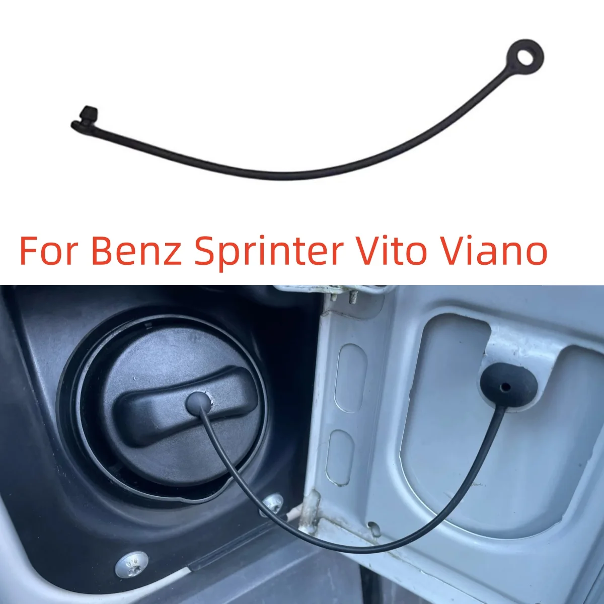 Per Mercedes Benz Sprinter W907 W906 W903 Vito Viano W638 W639 W447 Tappo del serbatoio olio combustibile Linea di copertura Cavo Corda Filo Accessori auto