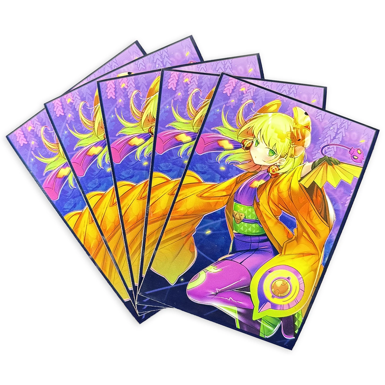 

60PCS/LOT YuGiOh Anime Girls Collection Character Protective Sleeves Deck Shield Mini Size Card Cover Board Game Card Sleeves