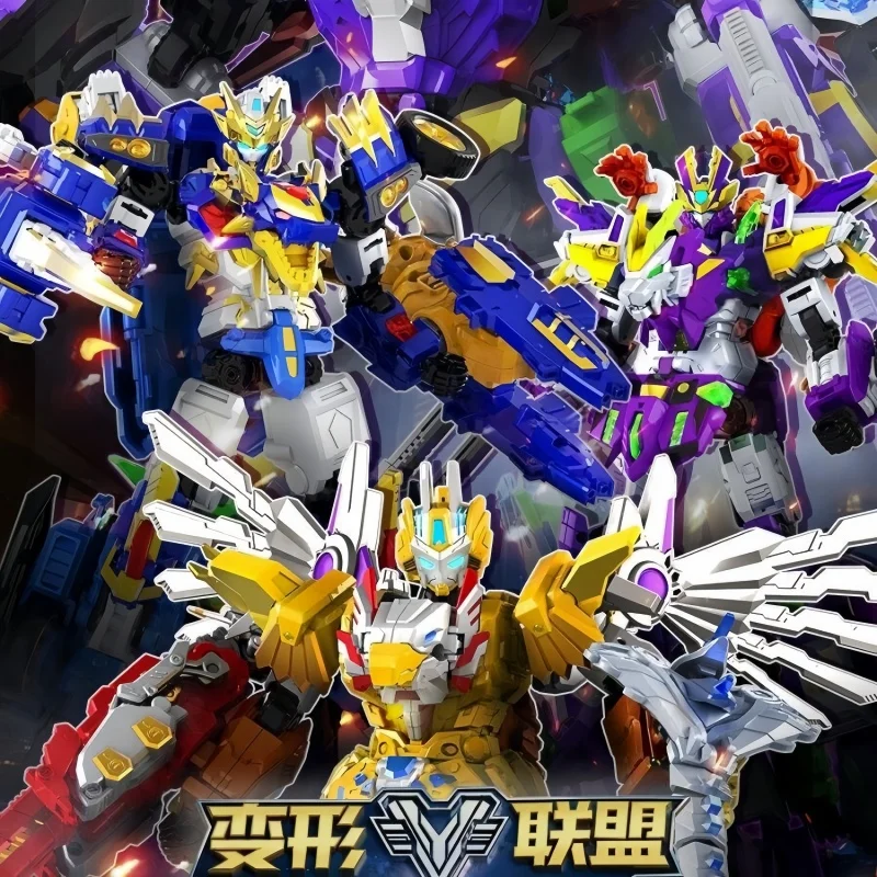 

Слава Альянс 6, комбинированный робот-фигурки, игрушка-меха, сменный грифн Рекс, удивительный Pulis, деформированный автомобиль, игрушки