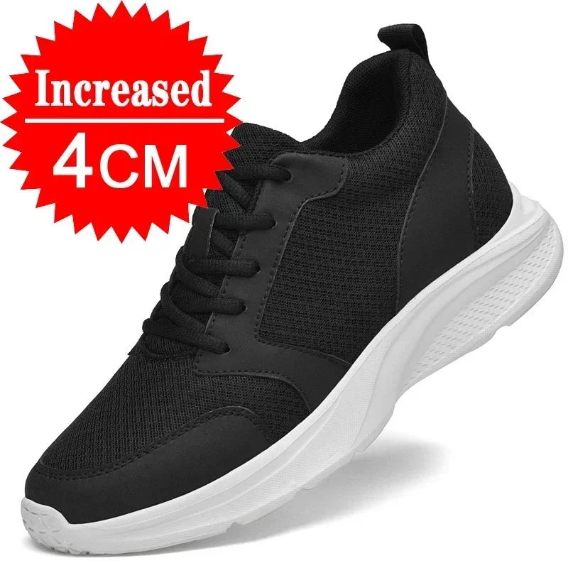 Zapatillas deportivas de alta calidad para hombre, zapatos masculinos informales con aumento de altura, gran oferta, 2024