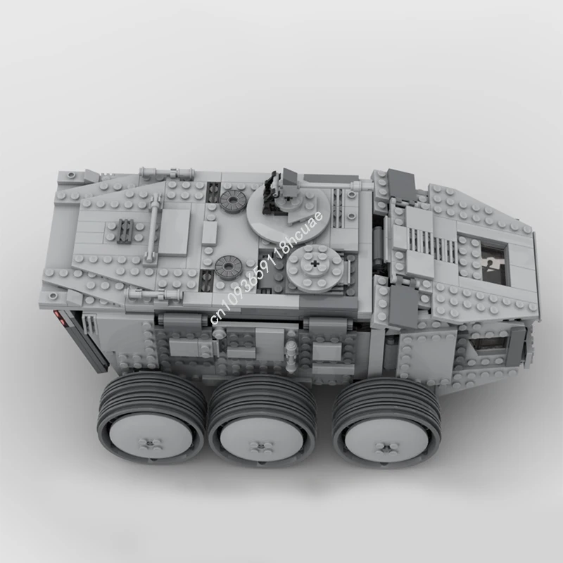 

582 шт., модульный транспорт Star Battle Imperial (MOD-T), знаменитая пленочная модель Moc, строительные блоки, кирпич, креативная игрушка, подарок для ребенка