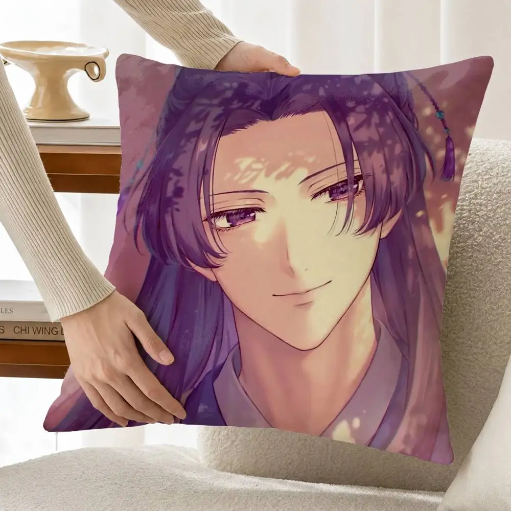 The A-Apothecary Diaries J-Jinshi Customizable Square Cushion Cover Double Sided Print Pillow Case