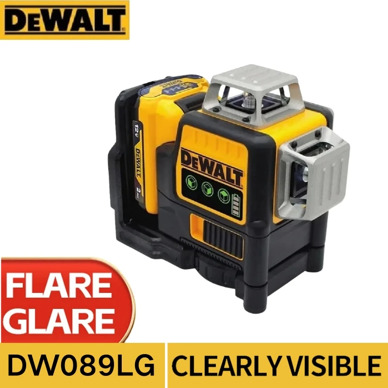 

Лазерный уровень Dewalt DW089LG, 12 линий, 3 стороны * 360 градусов, вертикальный, 12 В, зеленый