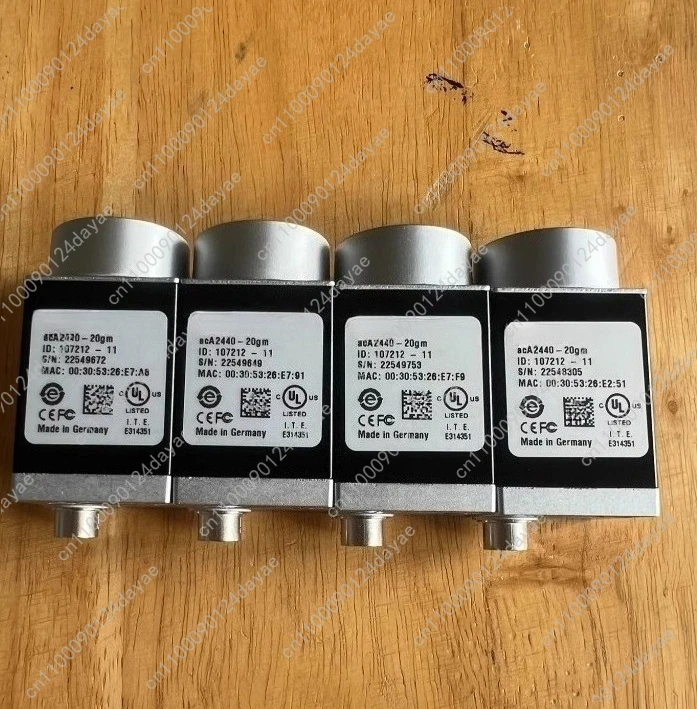 1 قطعة acA-2440-20gm أبيض وأسود 5.0 مليون كاميرا صناعية تم اختبارها بشكل جيد