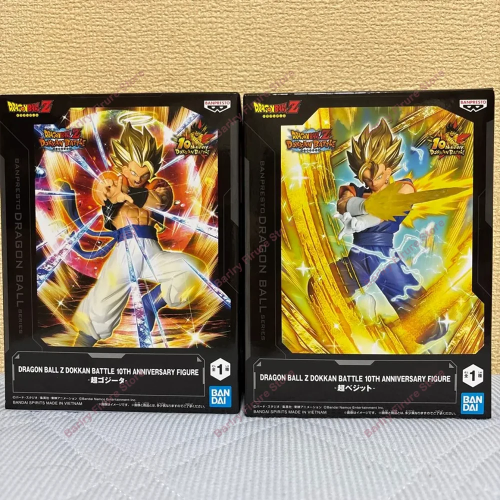 

BANDAI BANPRESTO Dragon Ball Z Фигурки Dokkan Battle SSJ Vegetto Gogeta 19CM Фигурки DBZ Фигурки Коллекционная модель игрушки
