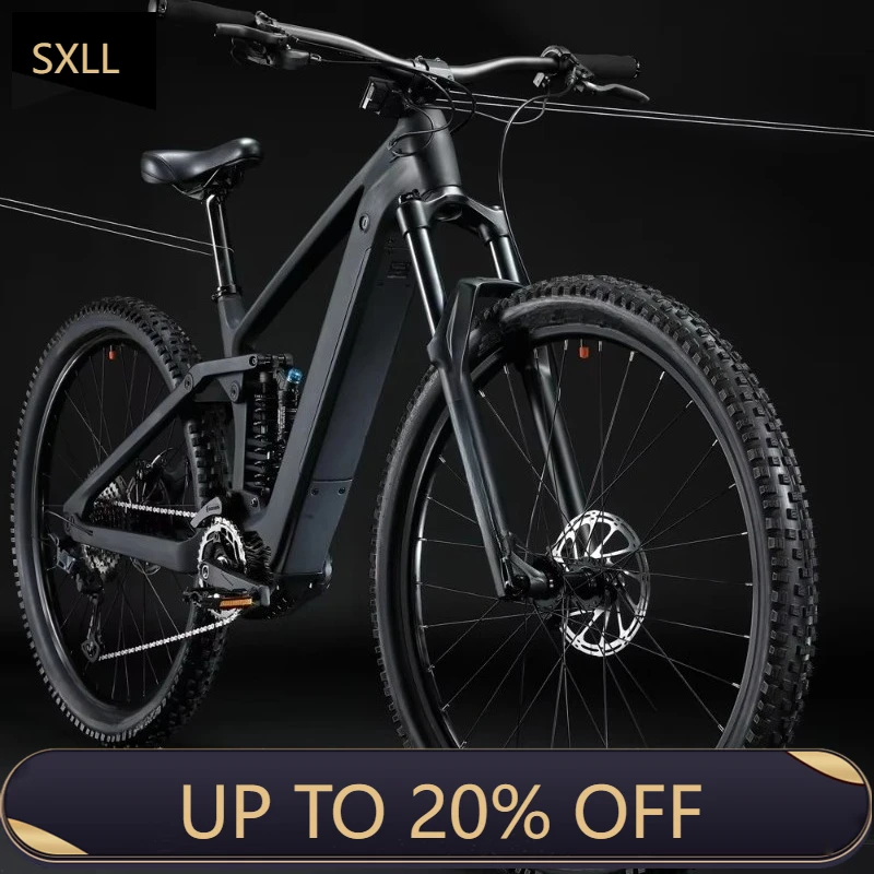

SXLL 2023 High Speed Carbon Fiber Frame Hydraulic Disc Brakes Electric Motorcycle Fat Tires Mountain Ebike
