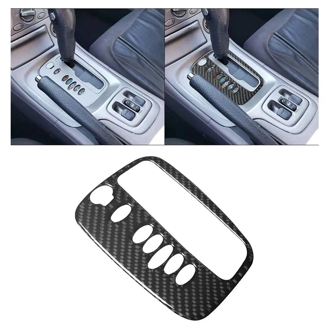 

Interior Gear Shift Console Panel Trim Cover Fit For Toyota Celica 2000 2001 2002 2003 2004 2005 Left Hand Drive Carbon Fiber
