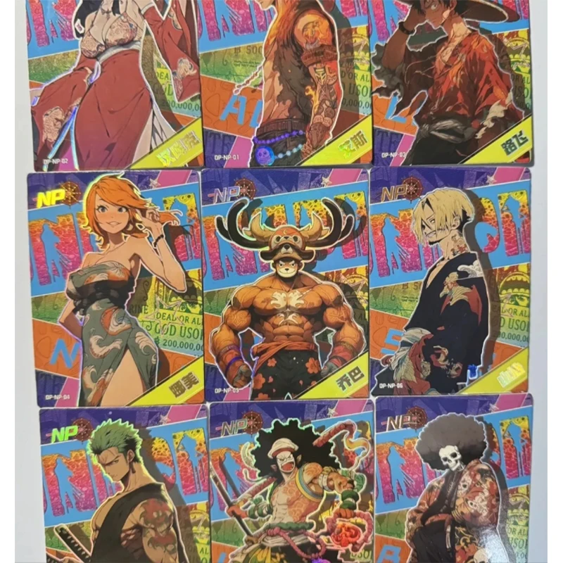 Japanese Anime One Piece Kalifa Vinsmoke Reiju Shirahoshi Boa-Hancock Collectible Cards Christmas Birthday Gifts Children's Toys