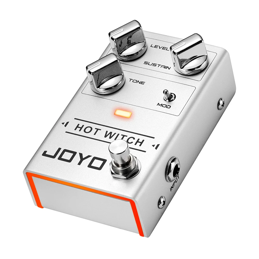 JOYO R-25 HOT WITCH Fuzz Guitar Effect Pedal Retro & Modern Modes Deep Lows Fuzz Effect Pedal for Rhythm Guitar and Guitar Solos