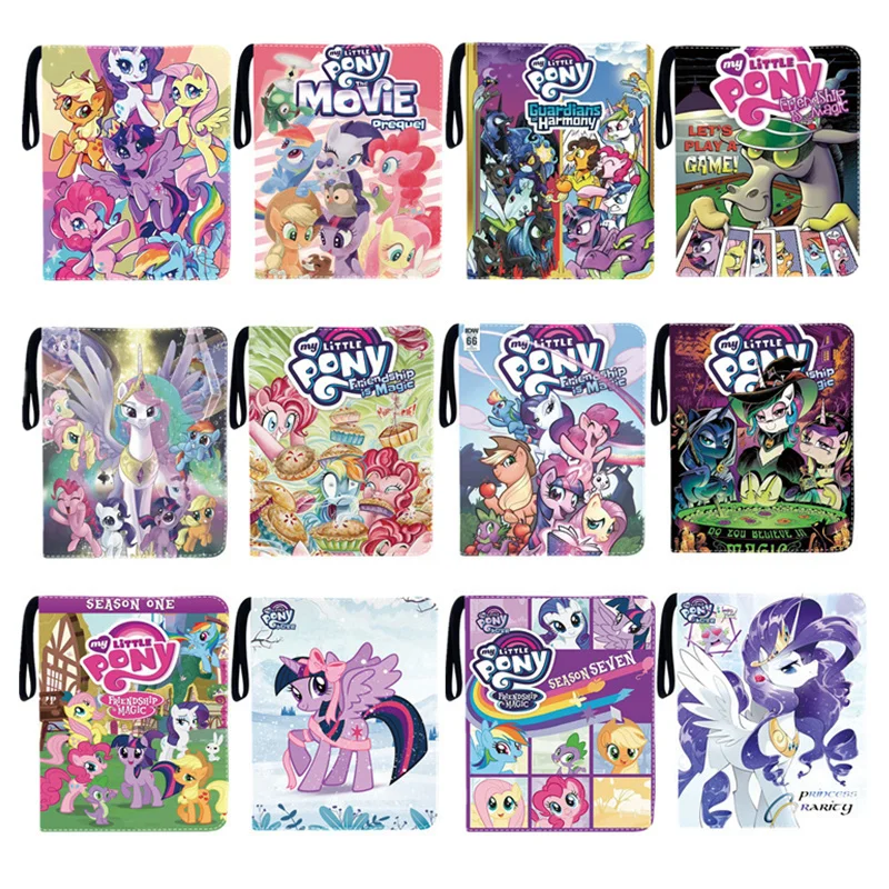 400pcs Card Album Book Anime My Little Pony Collection Card Zipper Game Cards Sunny Starscout Binder Holder kids Gift