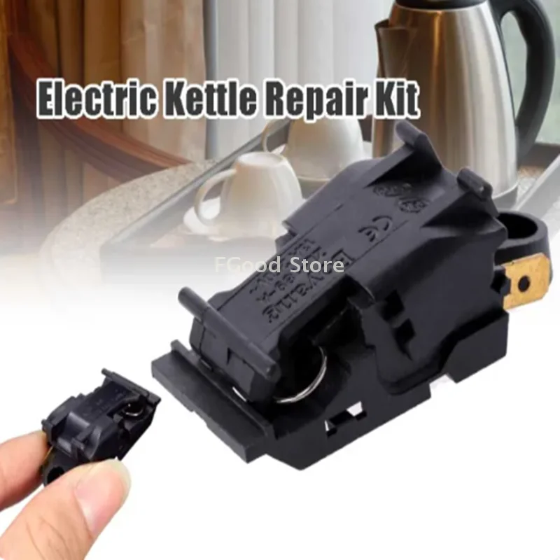 

5 шт./компл., 16 А, универсальный термостат для котла, автоматическое отключение питания, электрический чайник, переключатели управления давлением пара, черный цвет