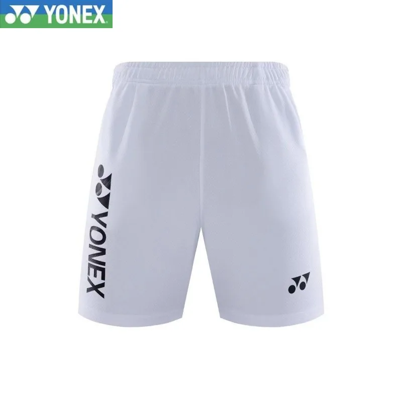 YONEX 2024 جديد للرجال والنساء نفس الريشة جيرسي موضة الطباعة تنوعا قصيرة الأكمام طاقم الرقبة