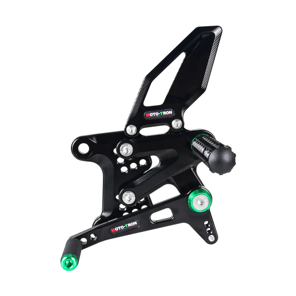 MOTO TRON Motorcycle CNC Adjustable Rear Set Rearsets Footrest