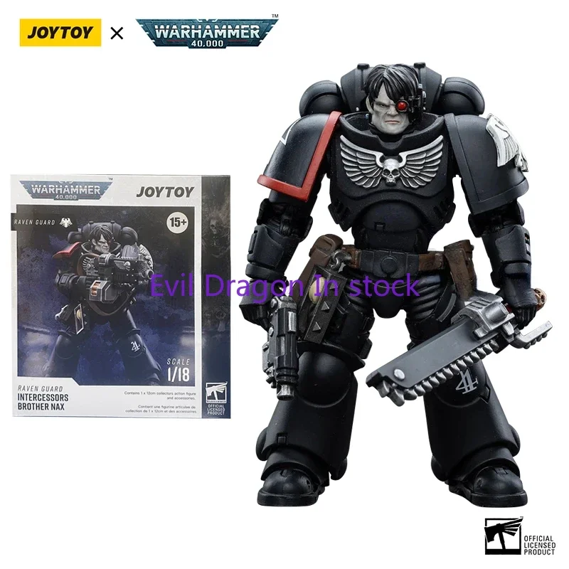 In Voorraad Joytoy 1/18 Actiefiguur (4 Stuks/set) 40K Raven Guard Voorbede Anime Militair Figuur