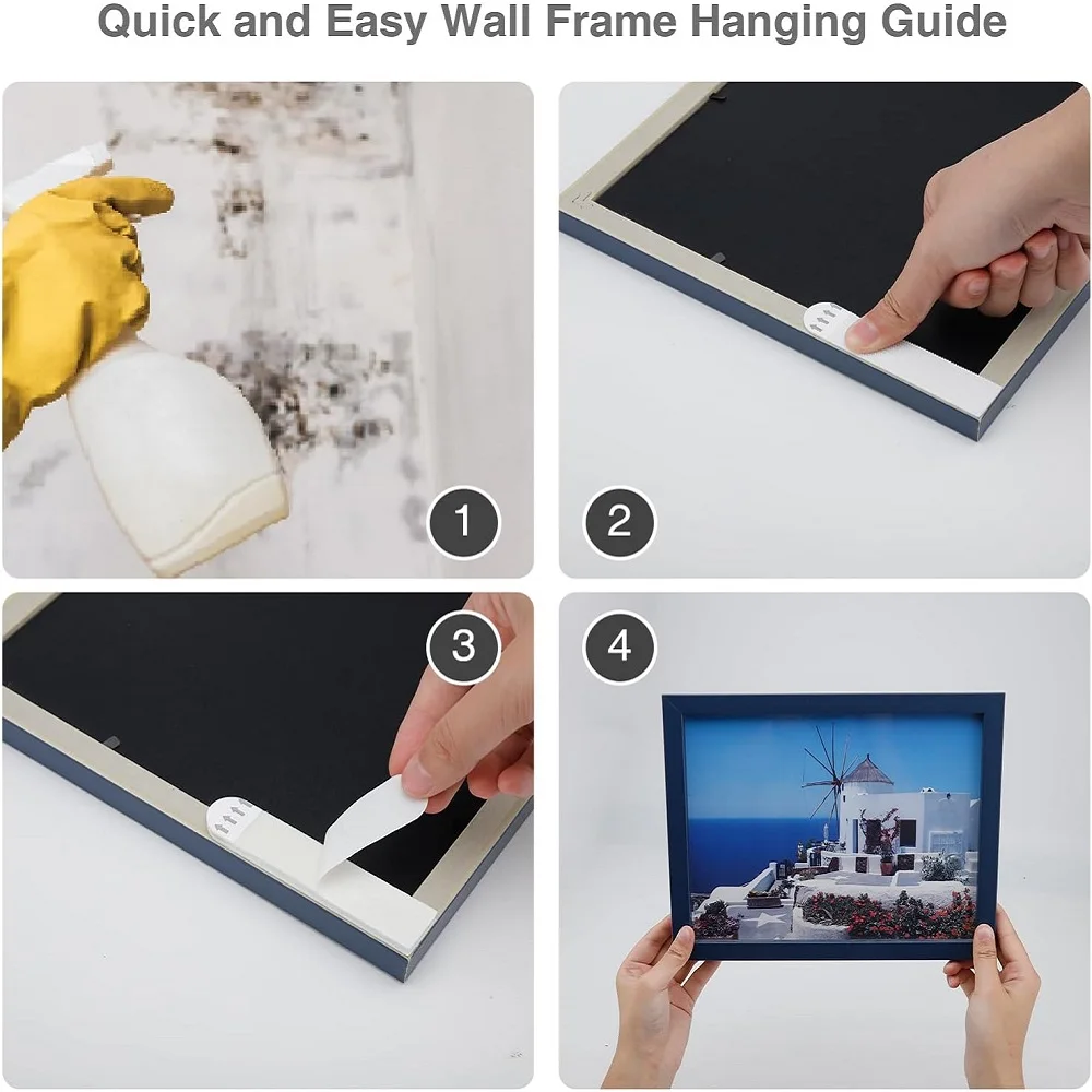 10Pairs Photo Frame Fixing Pads Removable Adhesive Strips No Damage To Wall For Picture Hanging Festival Decoration Tape 92*19mm