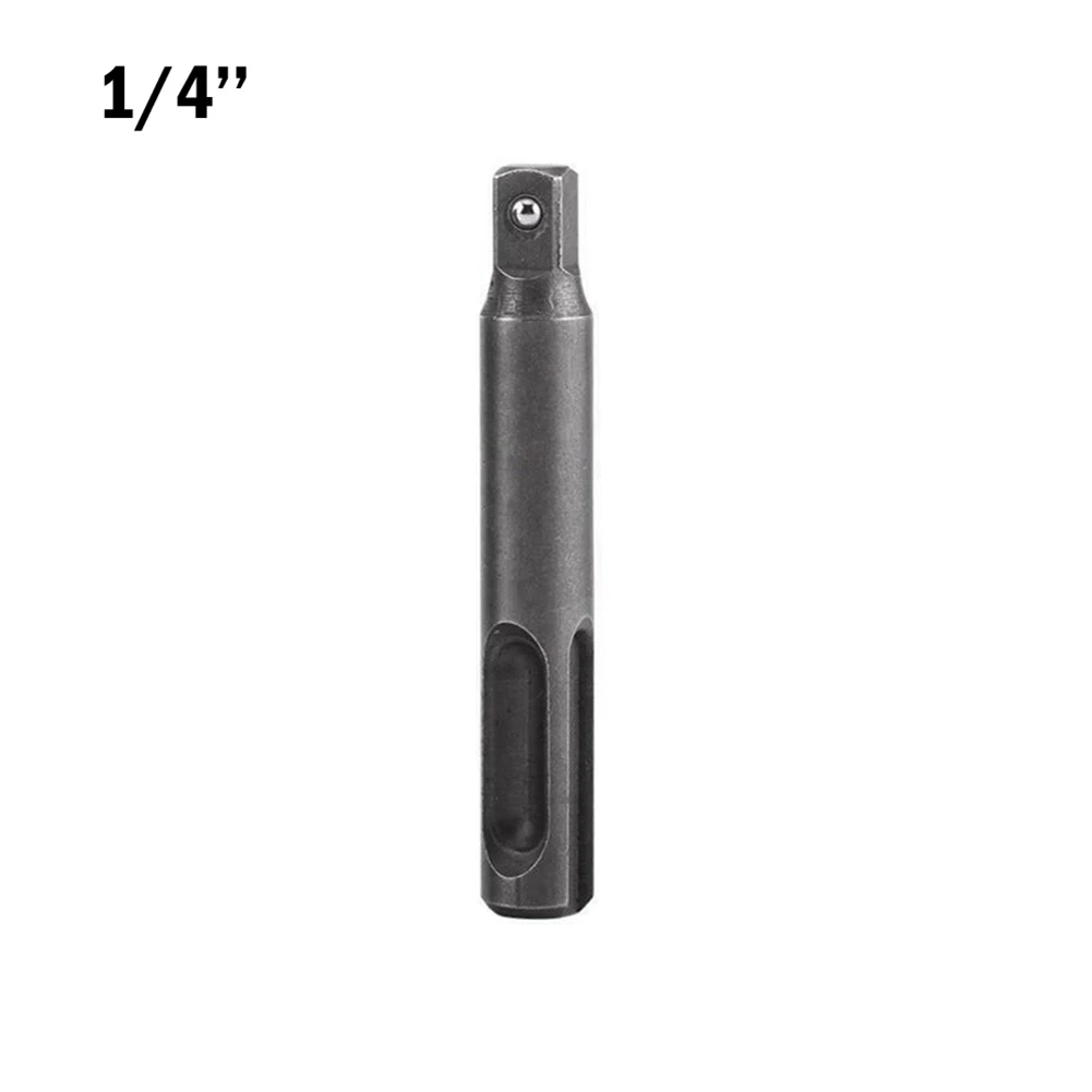 3PCS SDS Adapter Socket Adapter Hex Shank To 1/4
