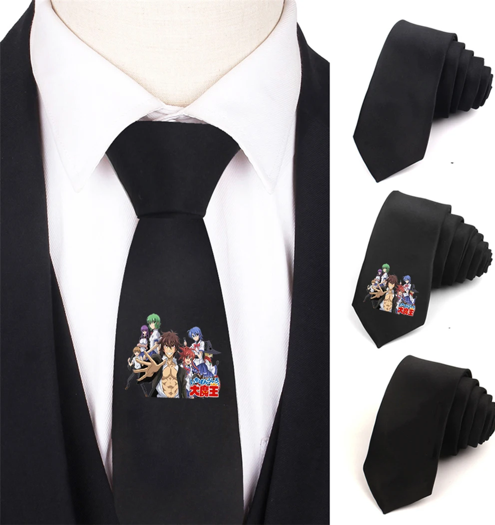 

Kids boys necktie Tie school easy ties Anime High School DxD Necktie Boy's Children Necktie Neck Tie Teenager Neck Tie