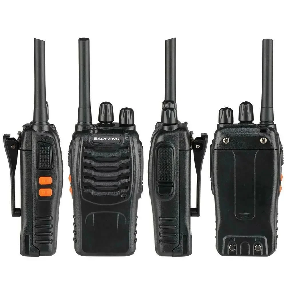 Baofeng 오리지널 인터폰 BF 888s 워키토키, UHF 400-470MHz 채널, 휴대용 양방향 라디오 16 개 통신 채널, 1 개