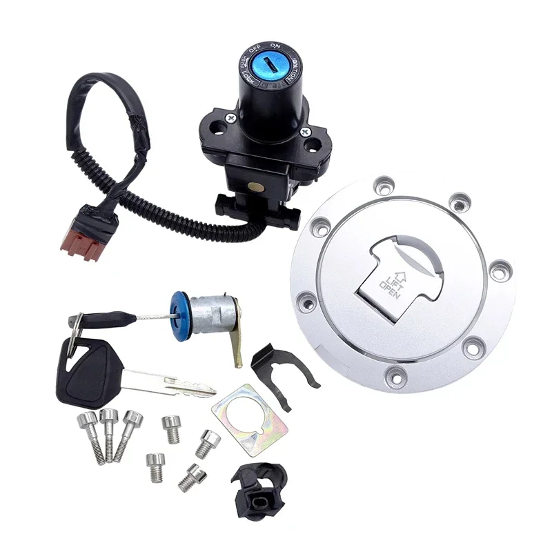 

Motorcycle Ignition Switch Fuel Gas Tank Cap Lock Keys Starter Switch Locks for Honda CBR600 CBR 600 RR CBR600RR F5 2005