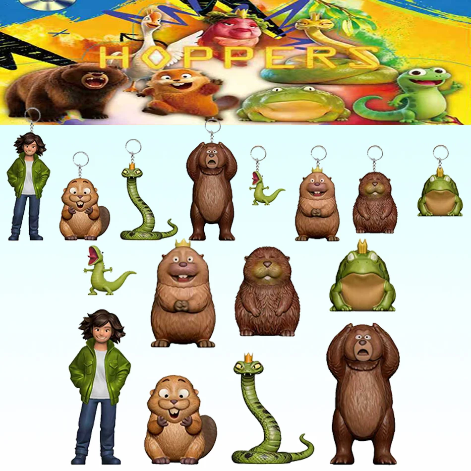 

Новая фигурка-брелок из серии Beaver Transformation Plan, 1,5-4,5 дюйма, подарок для детей, подарок на день рождения