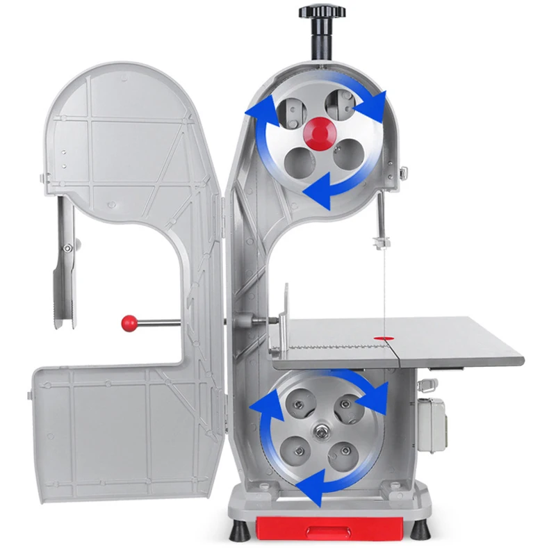قطع اللحم الفولاذ المقاوم للصدأ ، آلة نشر العظام متعددة الوظائف ، قطع الطعام المجمدة القابلة للغسل ، الفندق والمطعم