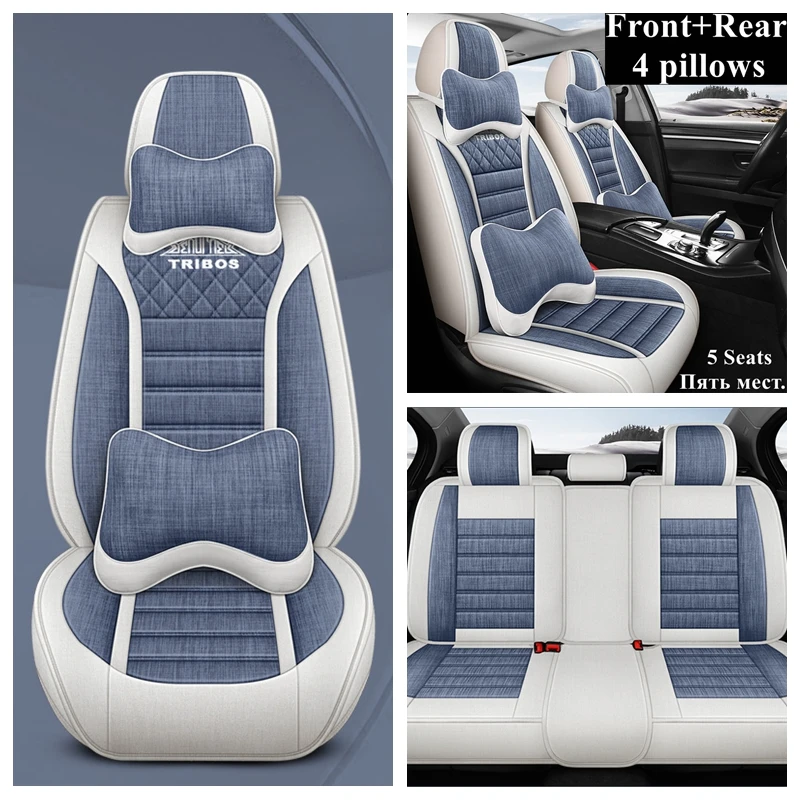 

Front+Rear Full Set Car Seat Covers for Volkswagen Amarok Gol Lamando Lavida Jetta Phaeton Phideon Santana Tiguan Variant Vista