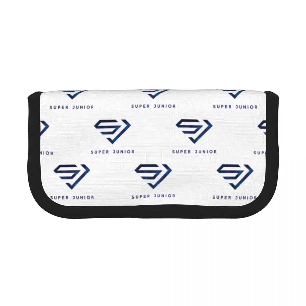 Super Junior Logo Pencil Cases for Students School Pen Box Pencil Bag Large Storage Pencil Pouch Storage Stationery Supplies
