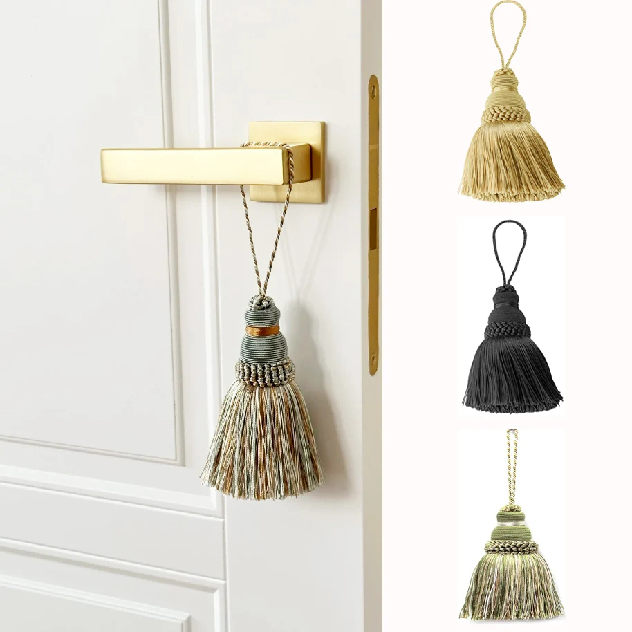 2Pcs Tassel Curtain…