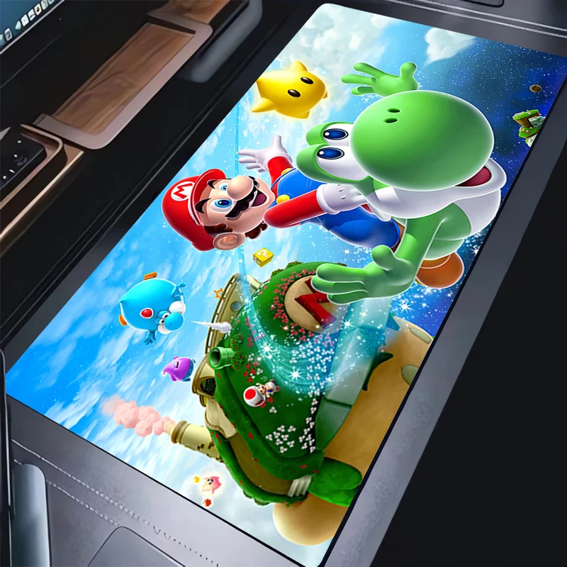 

Kawaii Mouse Pad Laptop Cute Anime Super Mousepad Office PC Gamer M-marioS HD Extended Desk Mat Gaming Accessories Keyboard Pad