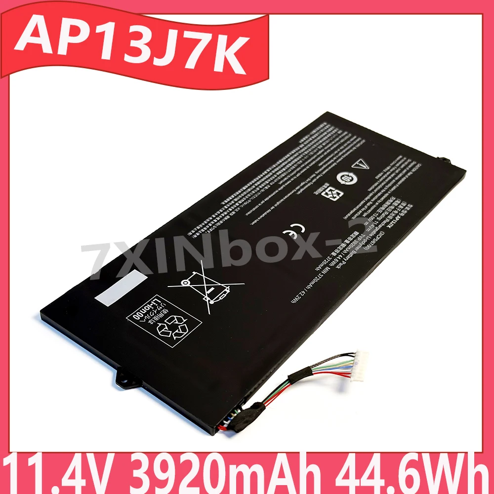 44.6Wh AP13J7K AP13J4K AP13J3K 11.4V 3920mAh OEM Laptop Battery For Acer Chromebook C720 C720P C740 11 C732T C732L C771