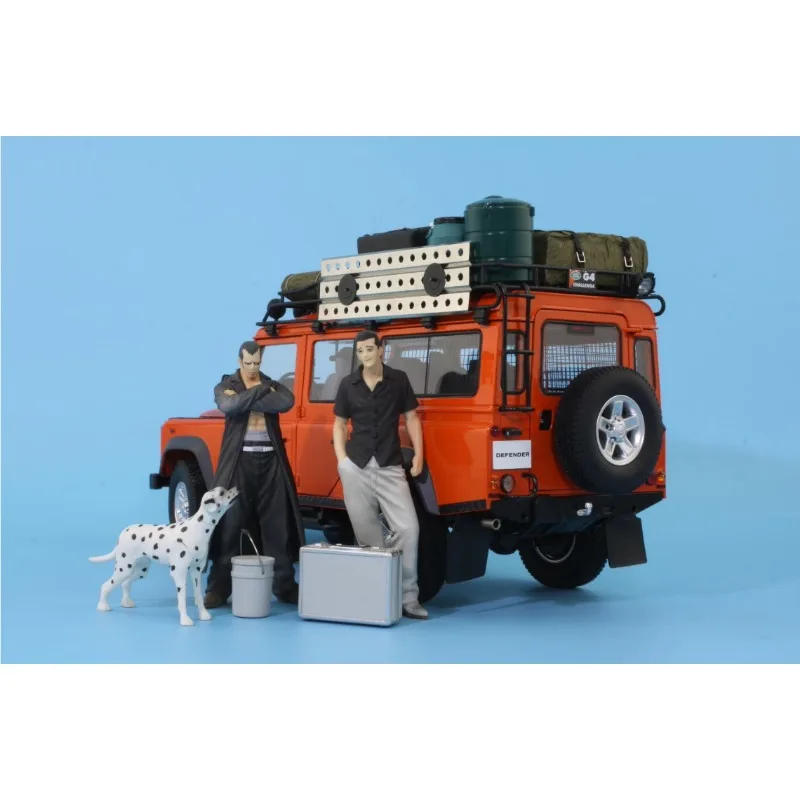 Spare Tire Oil Tank Behind Toolbox for 1/18 Model Climbing Remote Control Car Creative Design Sense Decorative Scene Ornaments