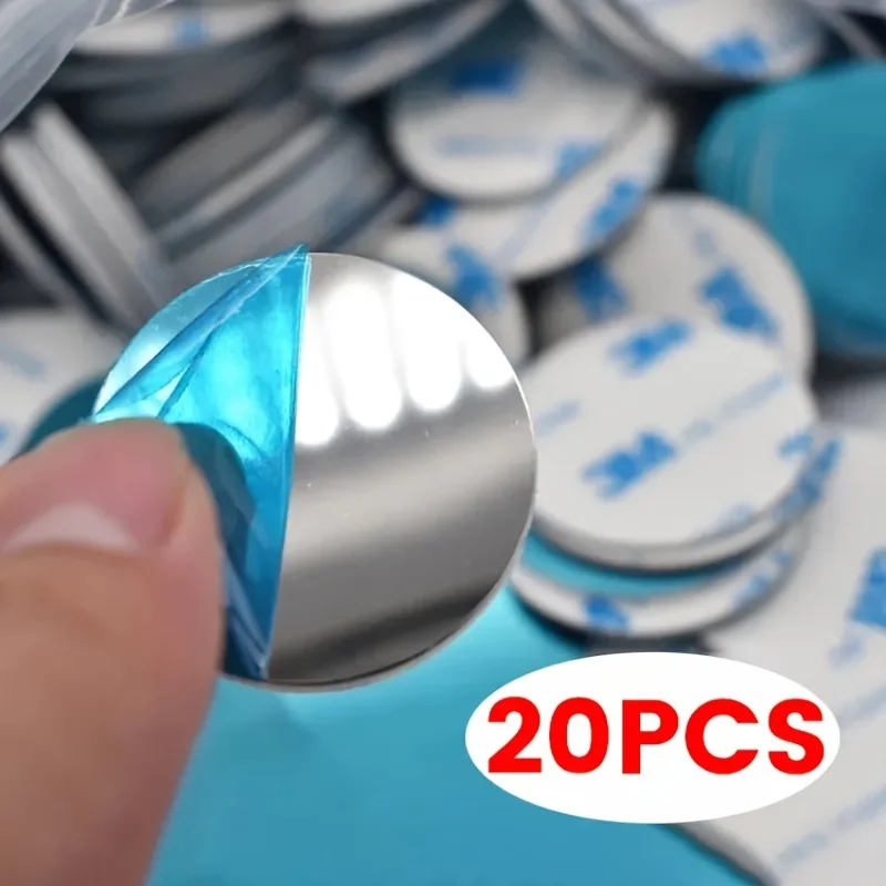 

20Pcs Magnetic Metal Plate for Magnetic Car Phone Holder Universal Iron Sheet Sticker Stand Mobile Phone Magnet Holder Mount