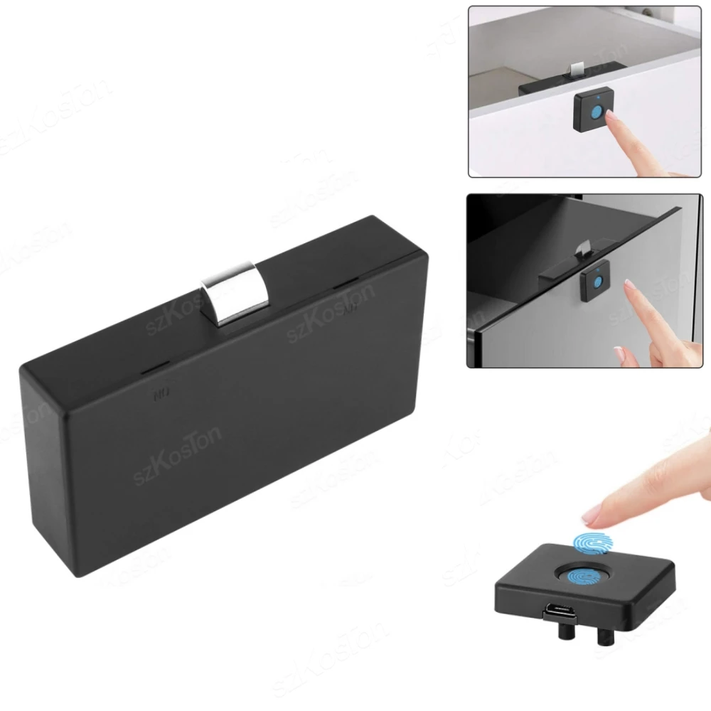 

Biometric Fingerprint Drawer Lock Keyless Furniture File Cabinet Shoe Cabinet Letter Box Smart Fingerprint Drawer Lock