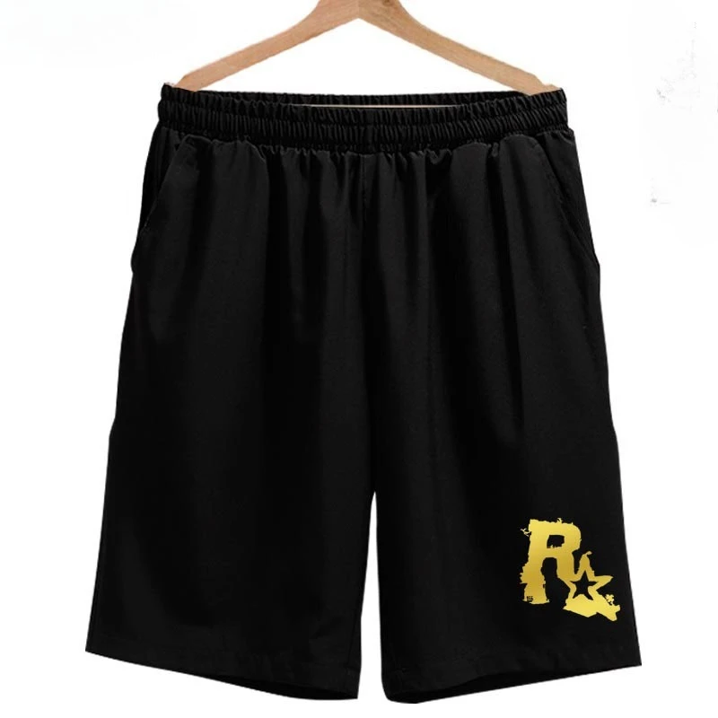 

Grand Theft Game Shorts Men's Summer New Quick-Drying Breathable Sweatpants Fashion Five-point Pants Medium Pants