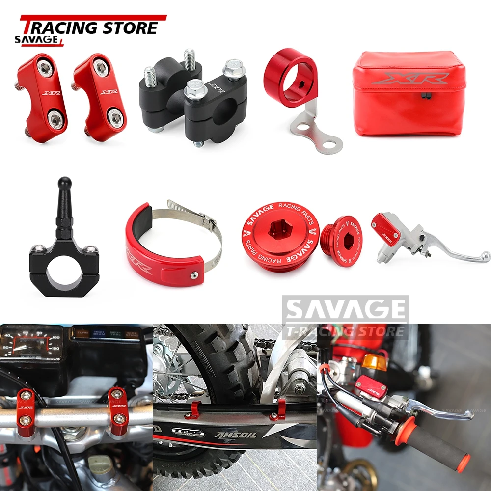 

ДЛЯ HONDA XR600R XR 600R указатель поворота, тормозной шланг, зажим, подставка, крышка картера, насос с рычагом, зеркала, крышка бака, крышка резервуара