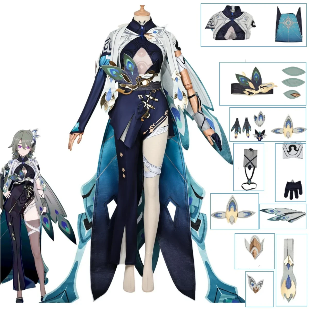 Vita Cosplay Game Honkai Impact 3 Costume Gorgeous Elegant Dress Accessories Props Halloween Christmas New Year Vita Outfits