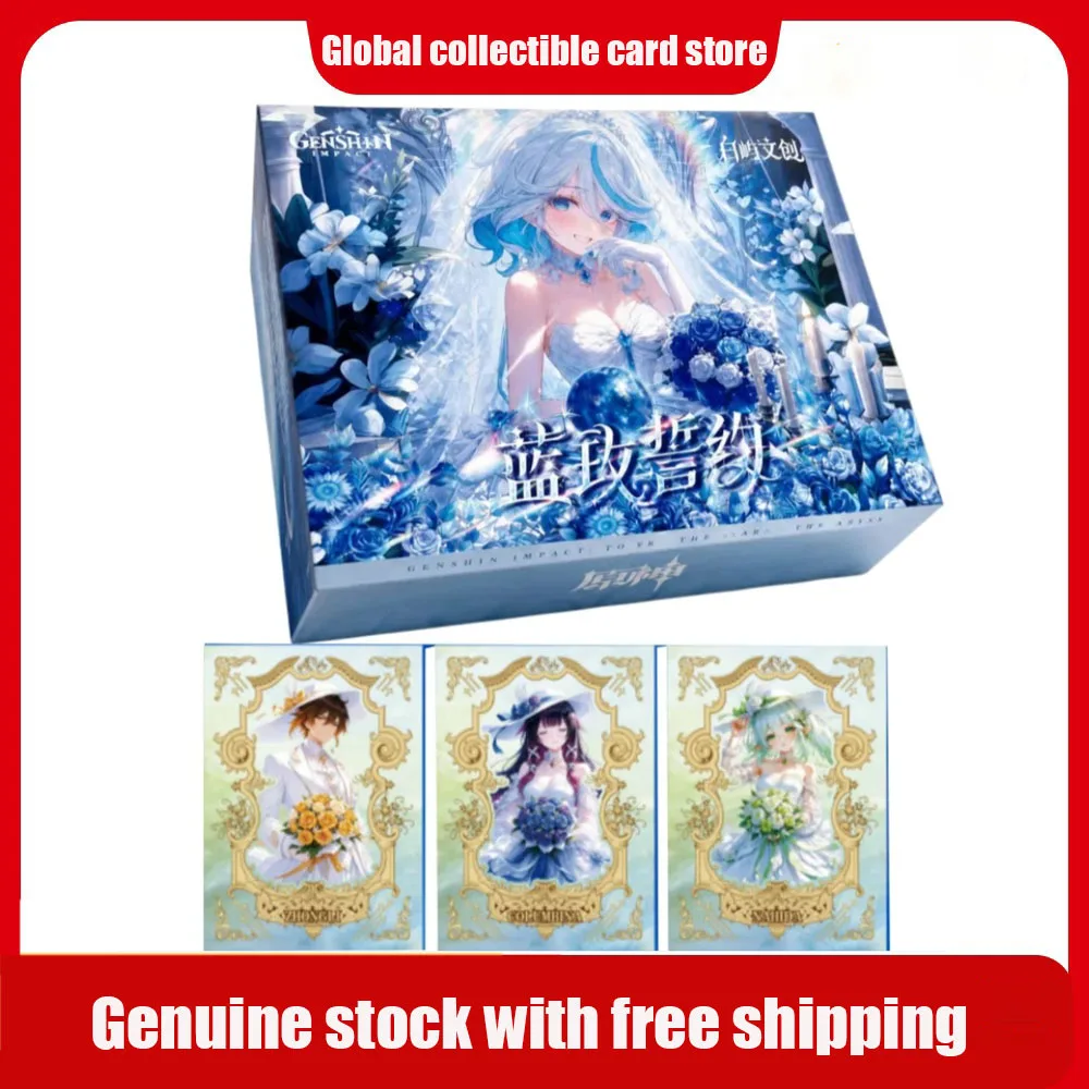 Original New Genshin Impact Aether Lumine Mondstadt Amber Anime Character Peripheral Game Collection Card Fan Gift