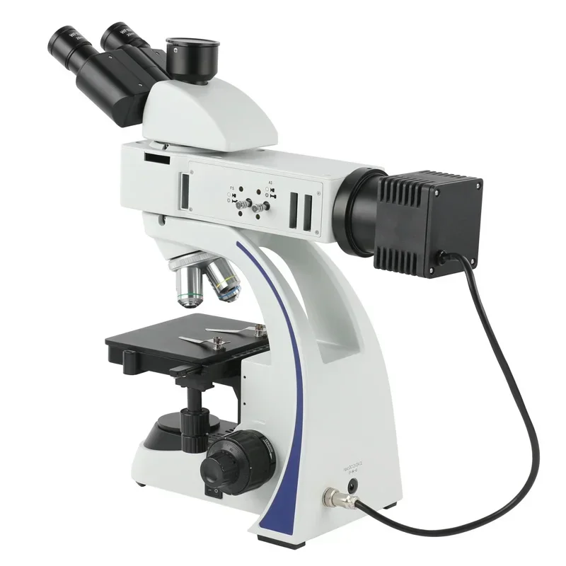 Industrial Uprigh Metallurgical Microscope Trinocular Achromatic Microscope For Metal Alloys Ceramics Surface Silicon Wafer IC