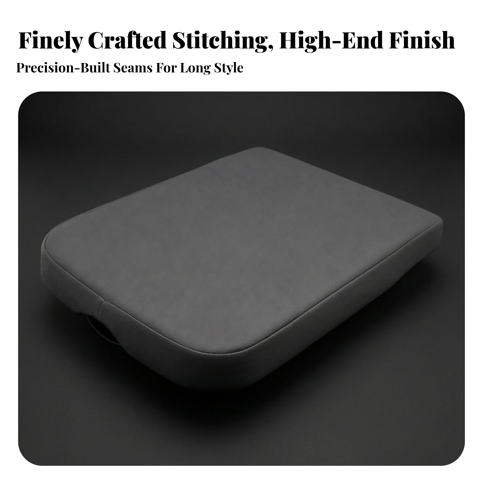 Center Console Lid OEM Compliant Center Armrest Lid Armrest Cover with Latch Padded Car Parts Wear-Resistant for Truck Owners