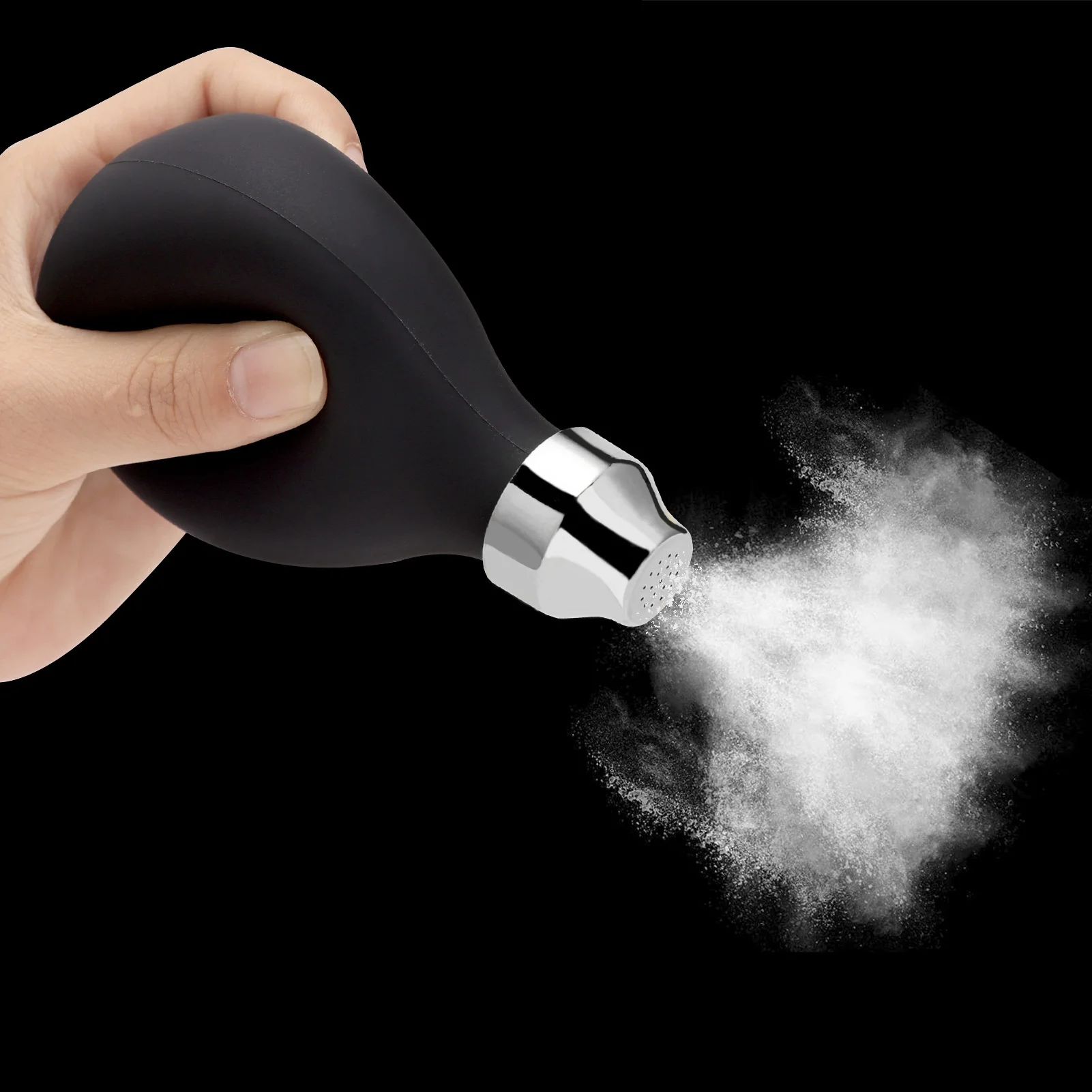 Professional Hair Powder Spray Bottle - Soft Silicone Powder Dispenser for Hair Trimming, Body Powder, and Baby Powder - Ideal