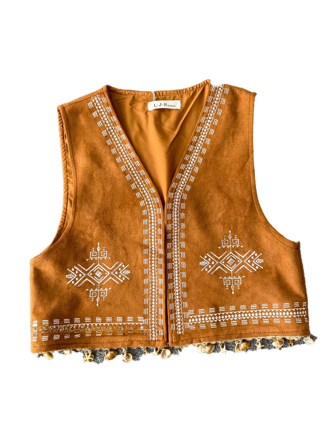 

Ele Lightly Mature Sle Deer Skin Velvet Embroidery V-ne Svel Women's Summer Slim Fit Open Cardigan Top
